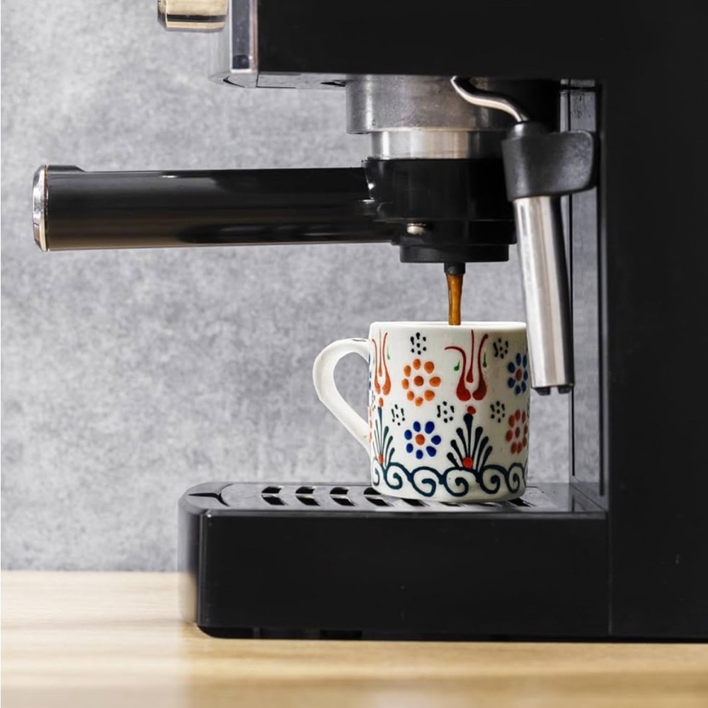 2 Mahserte Handmade Ceramic 5Oz Espresso Cups, Coffee Cup Set, NEW! - Picture 3 of 9